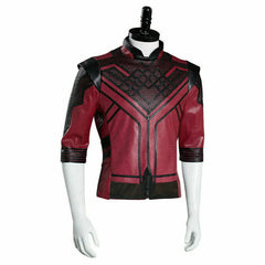 Shang-Chi and the Legend of the Ten Rings PU Leather Cosplay Costume Jacket Coat 07FC0E-D4 - KOEEK