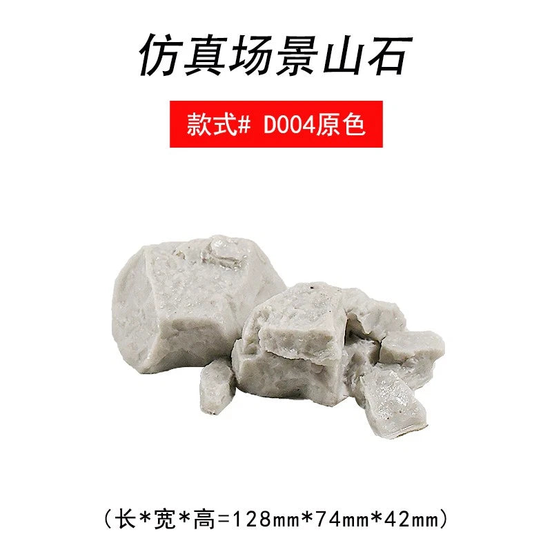 Diorama Realistic Rocks Mountain Stones Model Railroad Layout Scene Props Model 07FC0E-D4 - KOEEK