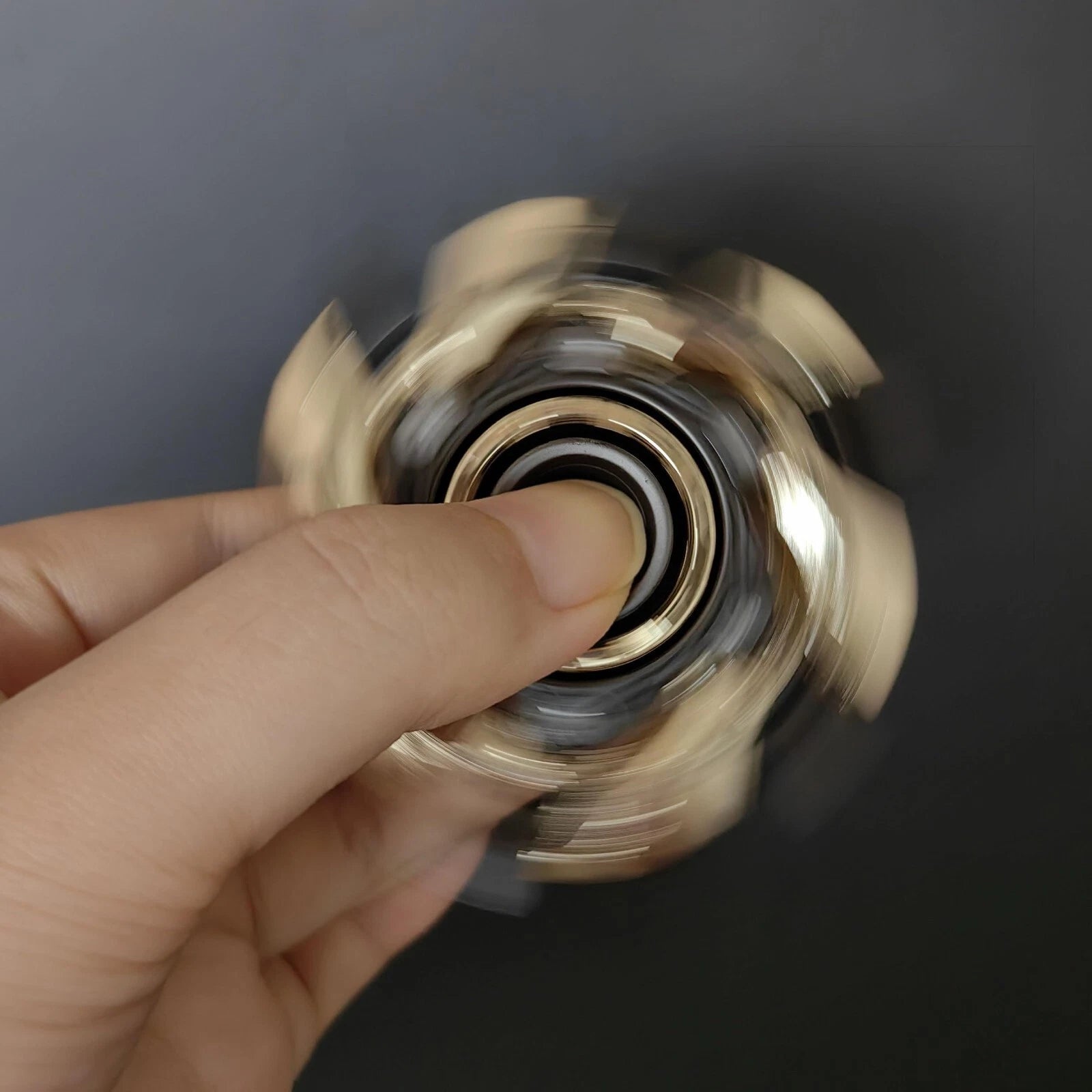 EDC Fidget Sliders Grumpy 03 Basic Metal Rotation Stress Relief Toy Gifts 07FC0E-D4 - KOEEK