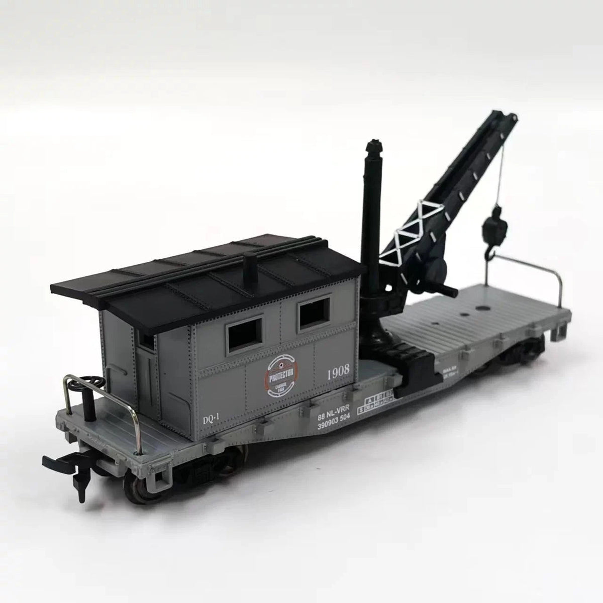 HO1:87 Train Model Railway Metal Track 40ft  Crane Transporter Truck With box 07FC0E-D4 - KOEEK