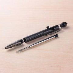 Outdoor EDC Practical Retro Brass Pocket Ball Pen Signature Tactical Office Pen 07FC0E-D4 - KOEEK