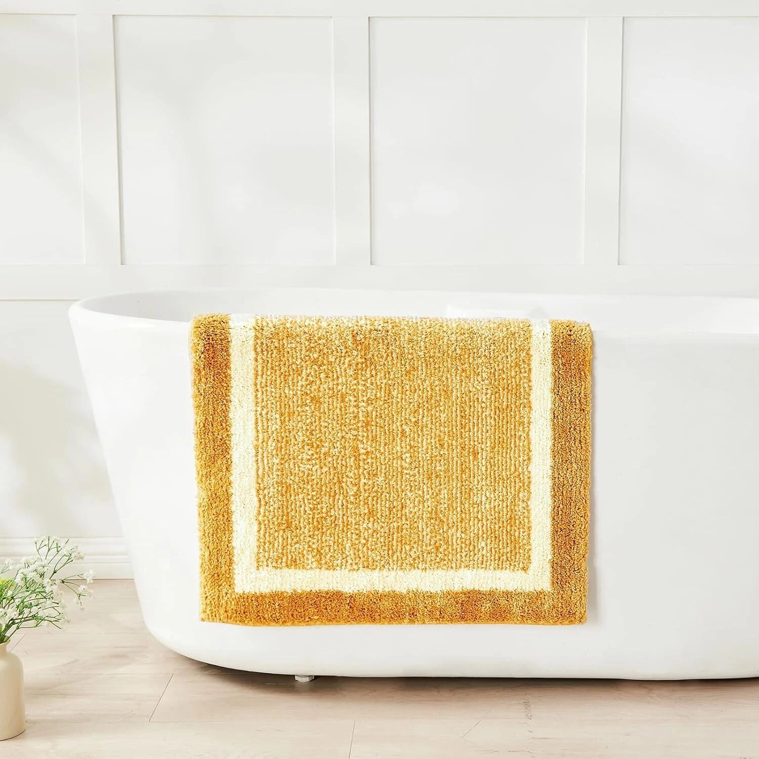 Bath mats for Bathroom Non Slip, Fluffy Shaggy Bath Rugs for Bathroom Washable 07FC0E-D4 - KOEEK