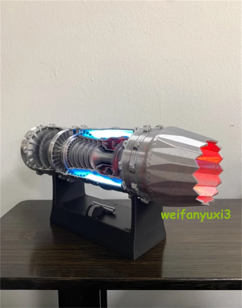 1:18 Mini Fighter J-35 Aircraft Engine Model Electric Finished Model Toy Gift 07FC0E-D4 - KOEEK