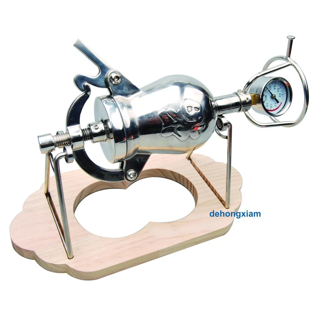 360ML Stainless Steel Popcorn Machine Hand Cannon Food Amplifier Decoration 07FC0E-D4 - KOEEK