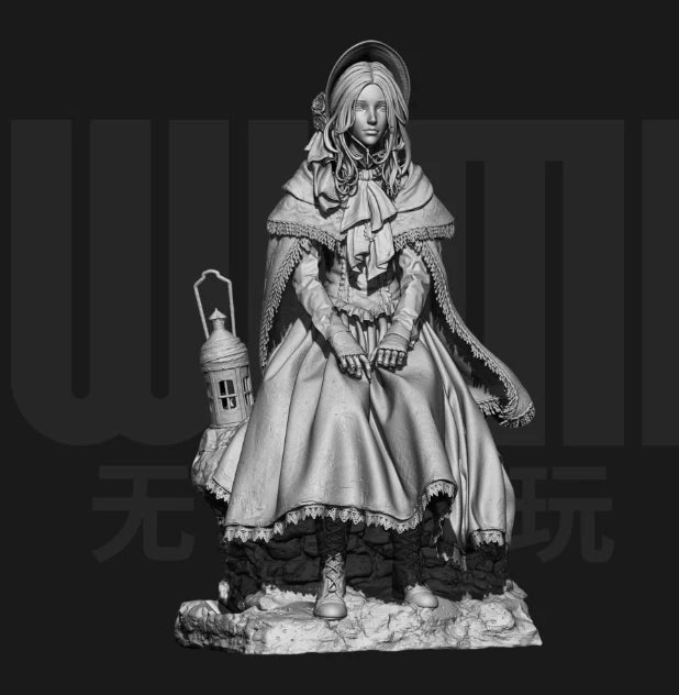 1/24 Resin Fantasy Female Horror Red hood Girl Unpainted Unassembled 6333 07FC0E-D4 - KOEEK