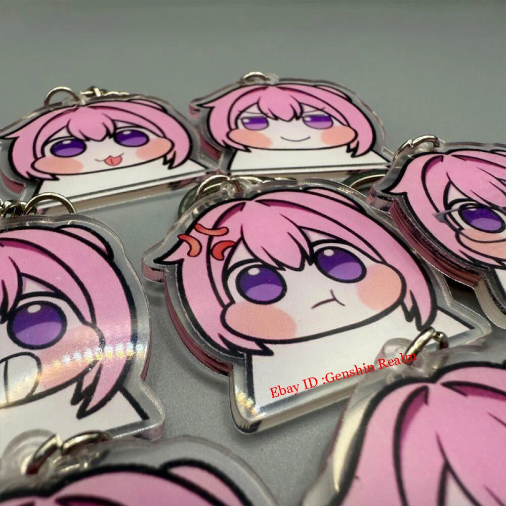 7Pcs/Set Anime NIKKE:The Goddess of Victory Doro Acrylic Keychain Decor Pendant 07FC0E-D4 - KOEEK