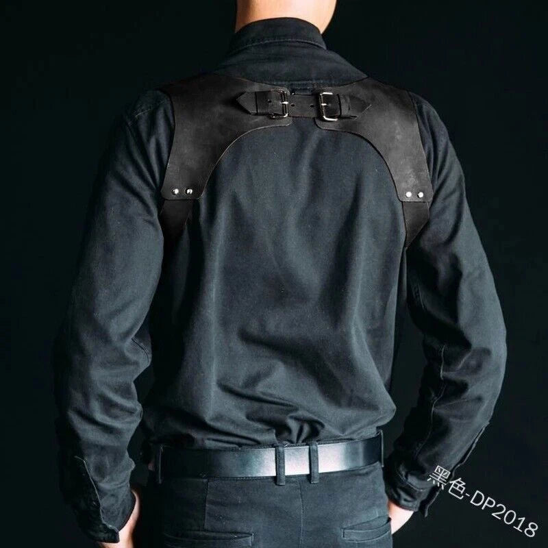 Medieval Men Suspender Chest Harness Shoulder Cos Belt Strap Buckle Adjustable 07FC0E-D4 - KOEEK
