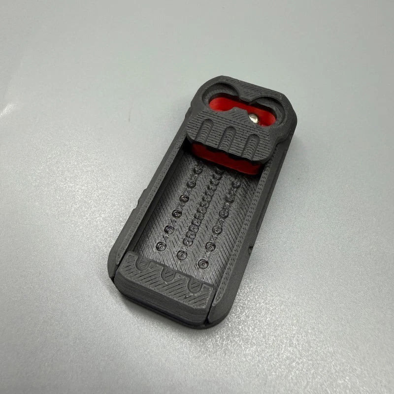 EDC Fidget Slider Minimalist 3D Plastic Mechanical 2-in-1 Fidget Toys Gift 07FC0E-D4 - KOEEK