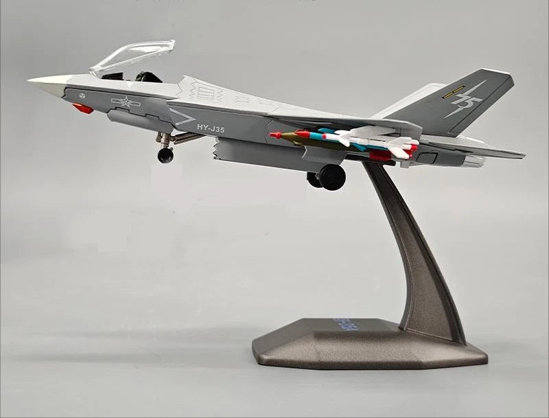 1/100 PLA J-35A  Fighter Alloy Diecast Finished Model 07FC0E-D4 - KOEEK