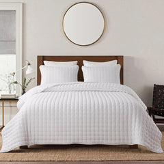 White California King Size Comforter Bedding Set, Oversized Lightweight Shams 07FC0E-D4 - KOEEK