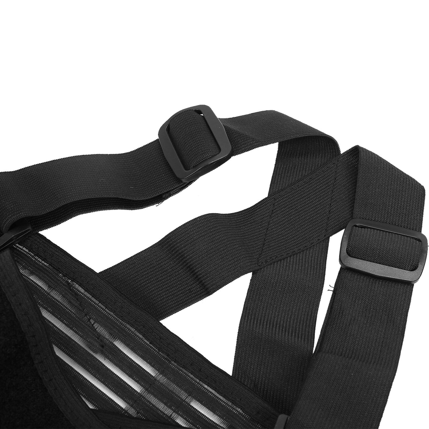 new Rib Fracture Support Brace Breathable Adjustable Chest Lumbar Protector HGF koeek - KOEEK