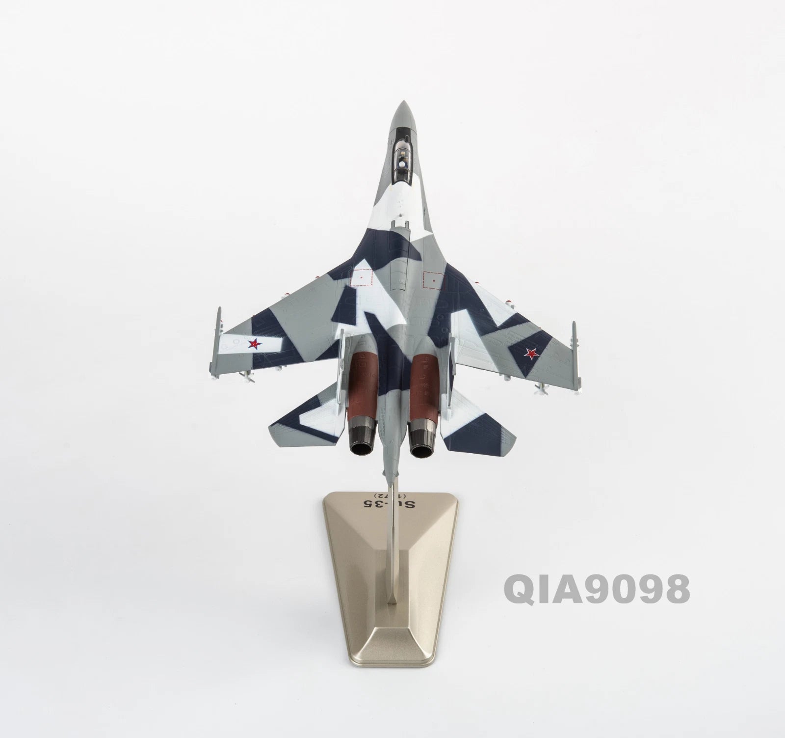 1/72 Scale Russian Sukhoi Su-35 Super Flanker Aircraft Metal Camouflage Model 07FC0E-D4 - KOEEK
