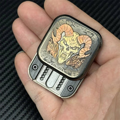 EDC Relieve Stress Fashion Sheep Head Fidget Slider Mechanical Push Fidget Toys 07FC0E-D4 - KOEEK