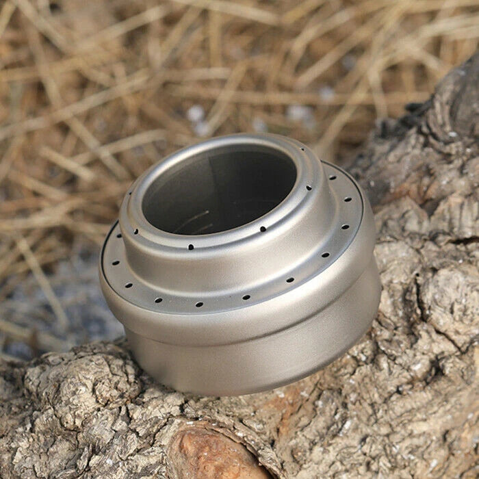 Titanium Cooking Picnic Alcohol Stove Burner Camping Mini Alcohol Stove Portable 07FC0E-D4 - KOEEK