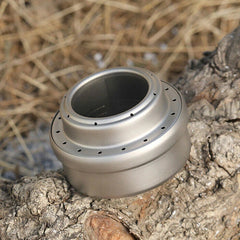 Titanium Cooking Picnic Alcohol Stove Burner Camping Mini Alcohol Stove Portable 07FC0E-D4 - KOEEK