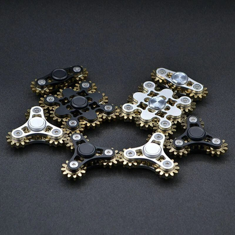 EDC Fingertip Gyroscope Decompression Spinning Top Gearwheel Boy Adult Toy Gyro 07FC0E-D4 - KOEEK