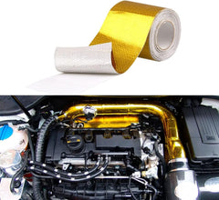 new Sporacingrts 2" x32.8'(10M) Gold Adhesive Backed Heat Barrier... SPORACINGRTS - KOEEK