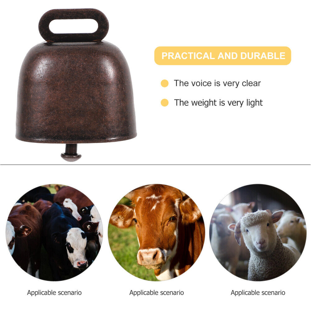 new  2 Pcs Farming Bell Accessories Animal Hanging Sheep Pendant Small Cowbells koeek - KOEEK