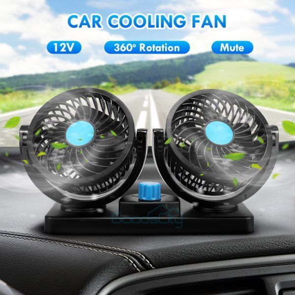 ny 360° Ventiladores Abanicos Para Camiones Carros Portatil Oppladbar USB