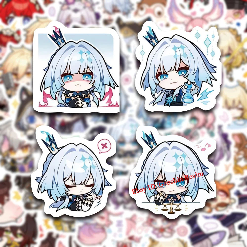 70Pcs Anime Honkai: Star Rail Cute Phainon Waterproof Stickers Decor Gift 07FC0E-D4 - KOEEK
