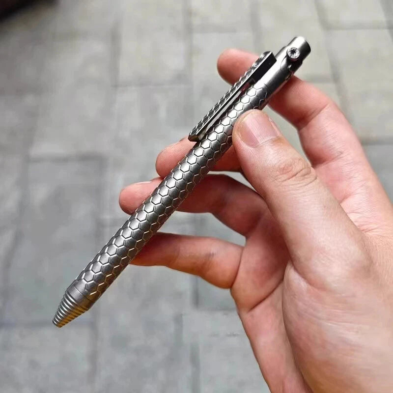 Five Styles All TC4 Titanium Alloy Business Signature outdoor Tool Gift Gel Pen 07FC0E-D4 - KOEEK