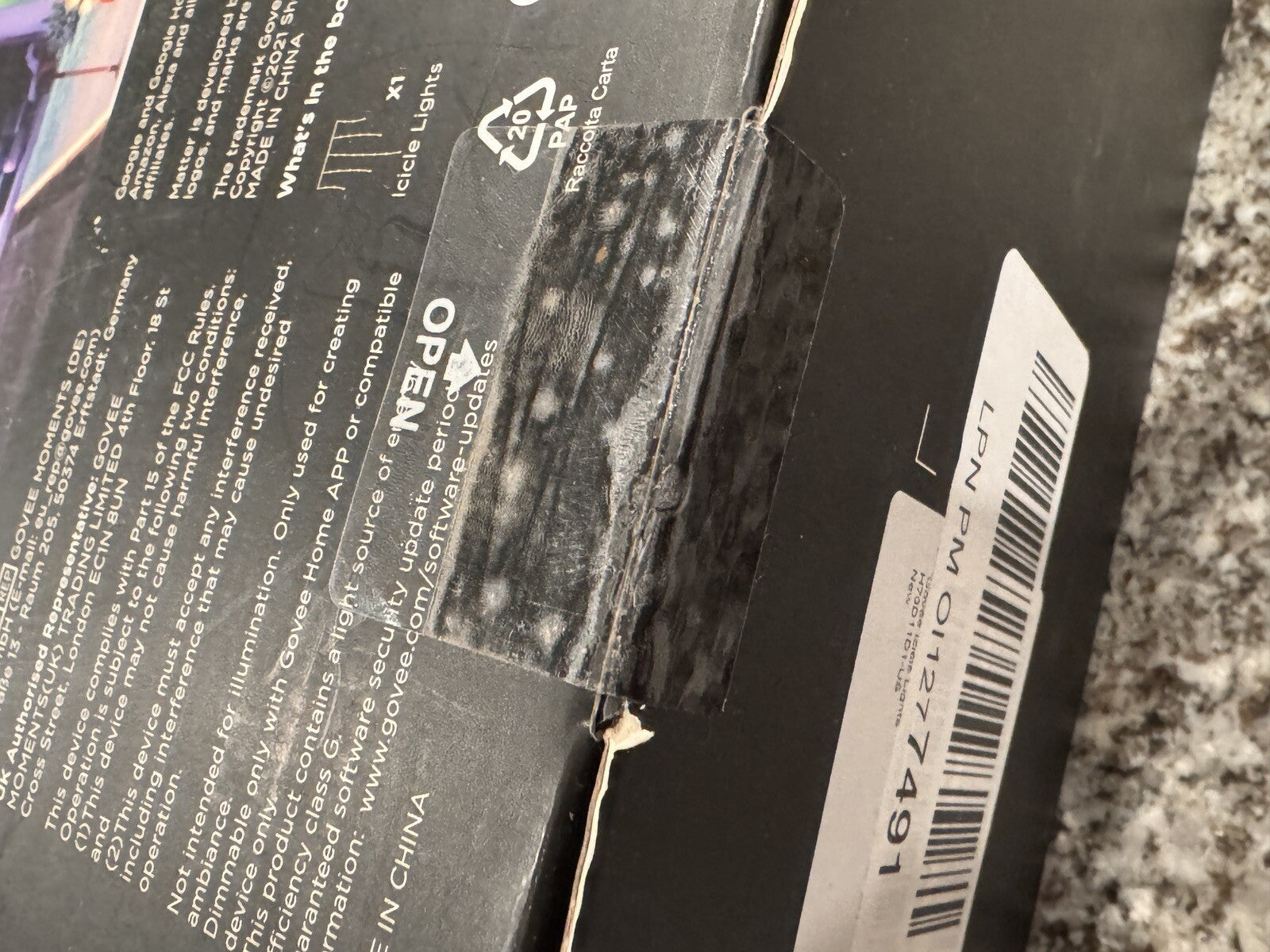 Govee 33ft Icicle Lights, Smart RGBIC Christmas Lights 400 LEDs Music Sync GOVEE - KOEEK