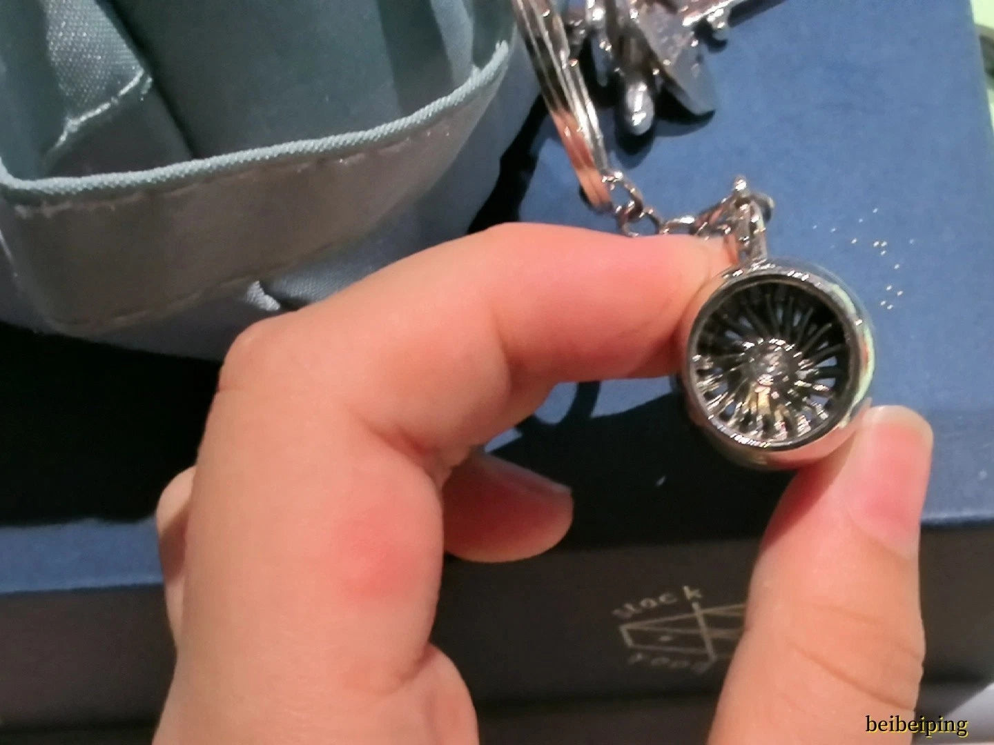 Boeing Airbus Ation Aircraft Engine Keychain Bag Pendant Creative Gift 07FC0E-D4 - KOEEK