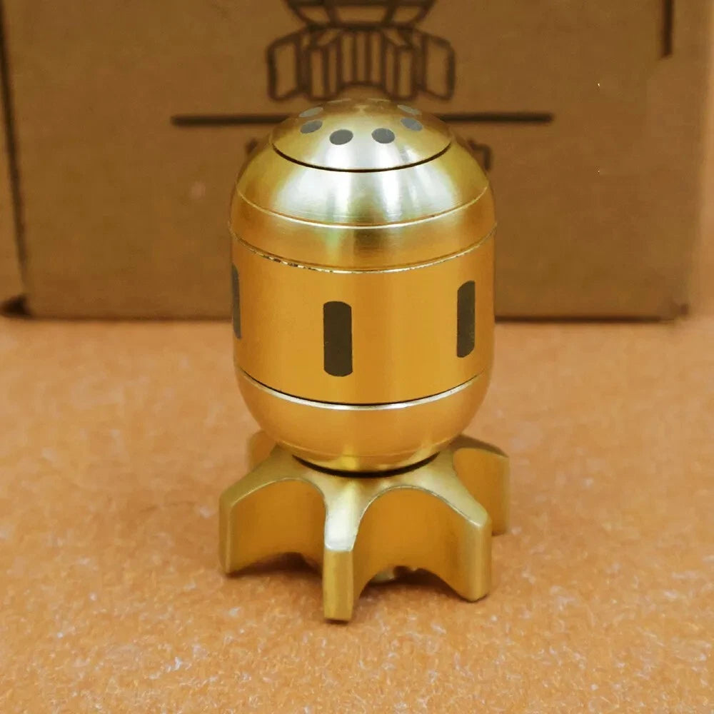 Fidget Spinner Pure Brass Rocket Modeling Relax Stress Relief Gift EDC Metal Toy 07FC0E-D4 - KOEEK