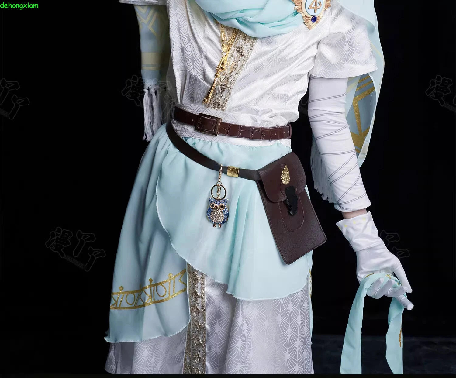 Identity Ⅴ Eli Clark Seer Skin White Prophet Cosplay Costume Outfit Clothes Set 07FC0E-D4 - KOEEK