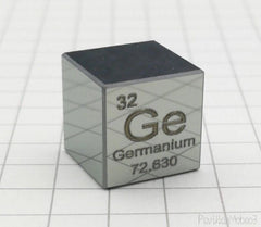 1 Pcs 10mm Germanium Metal Density 99.99% Cube Element Periodic Table Collection 07FC0E-D4 - KOEEK