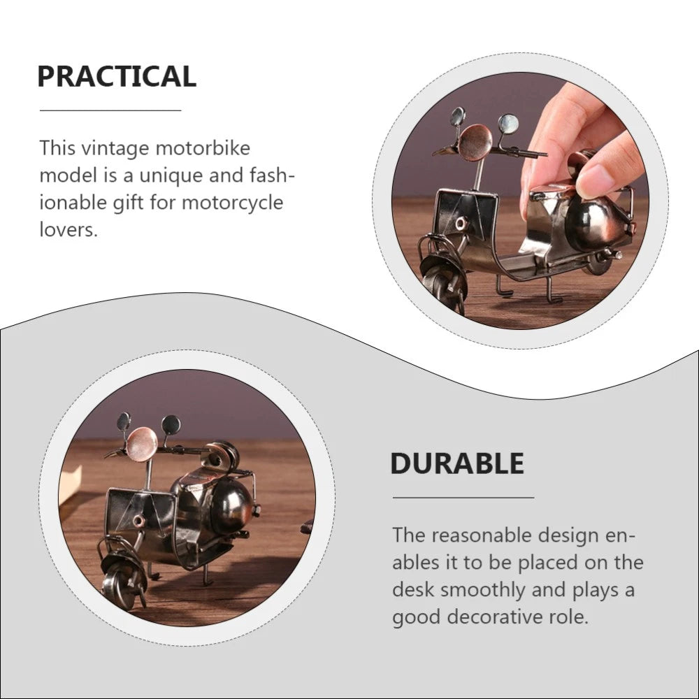 Motorcycle Ornaments Miniature Figurine Office Decorative Model 07FC0E-D4 - KOEEK