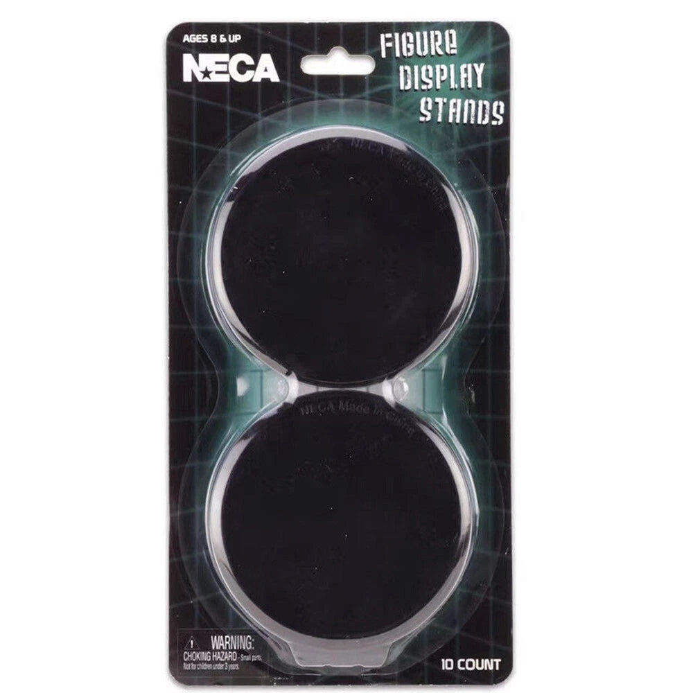 NECA 10x Action Figure Display Stands Base Black Fits most 6" to 8" Model NECA - KOEEK