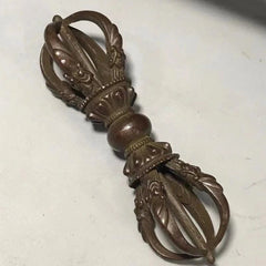 Tibetan Vajra Dorje Ritual Tool Five Prong Brass  Tantric Buddhist 07FC0E-D4 - KOEEK
