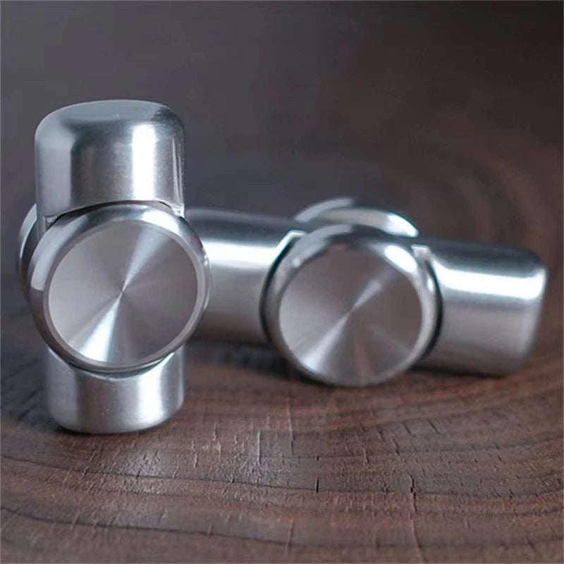 EDC Stainless Steel Brushed Craft Fidget Spinner Fashion Hand Spinner 07FC0E-D4 - KOEEK