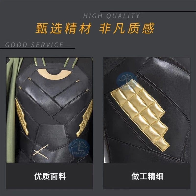 Loki Season 1 Lady Loki Cosplay Costume Outfits Halloween Women's Full Set Shoes 07FC0E-D4 - KOEEK