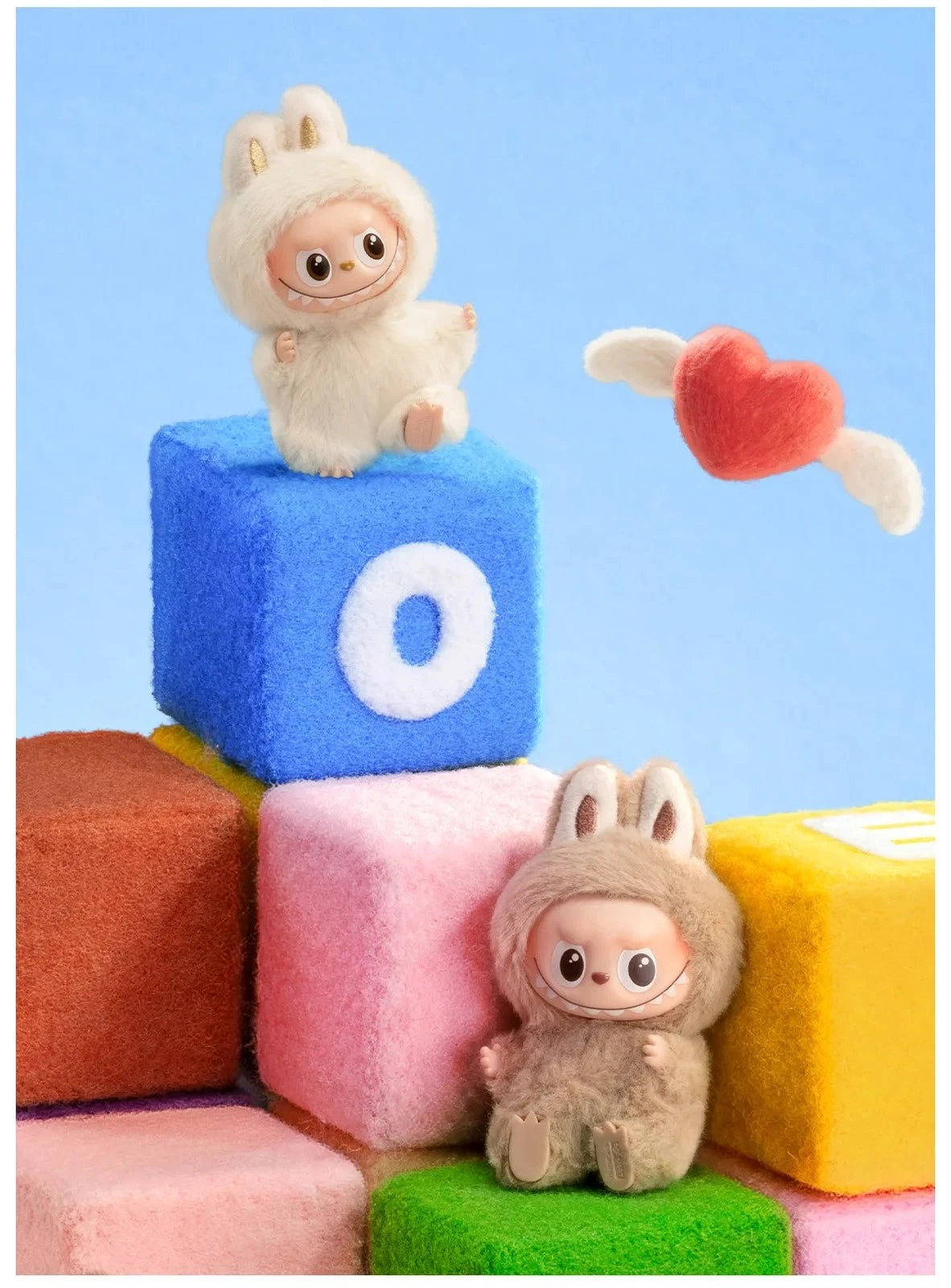 The Monsters Pin For Love Series-Vinyl Plush Pendant Blind Box (A-M) Hot Cute 07FC0E-D4 - KOEEK