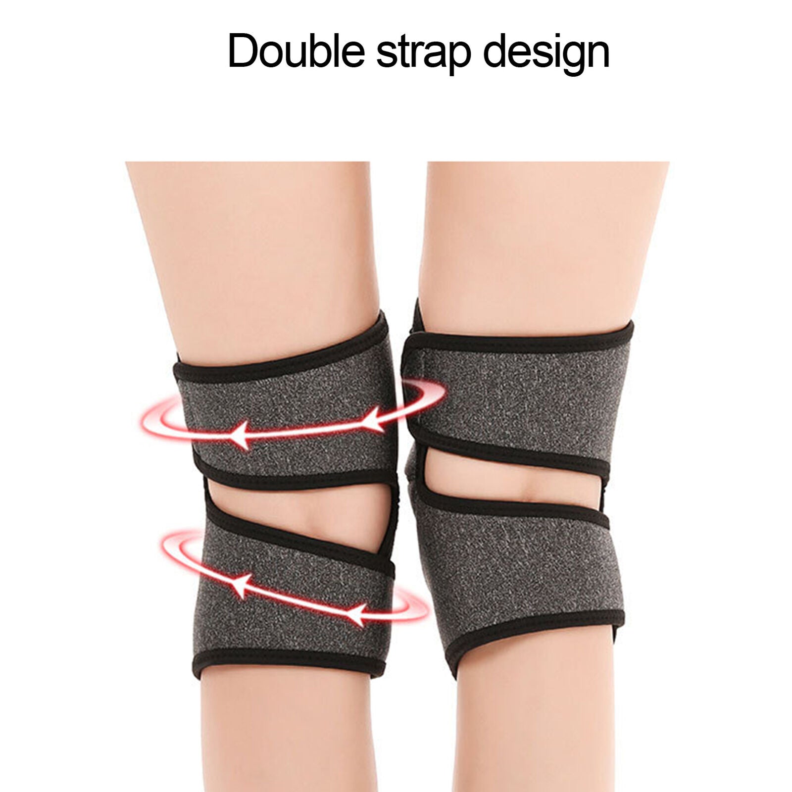 new Magnetic Knee Sleeve Knee Support With Magnets Knee Support Brace 1 Pair HGF koeek - KOEEK