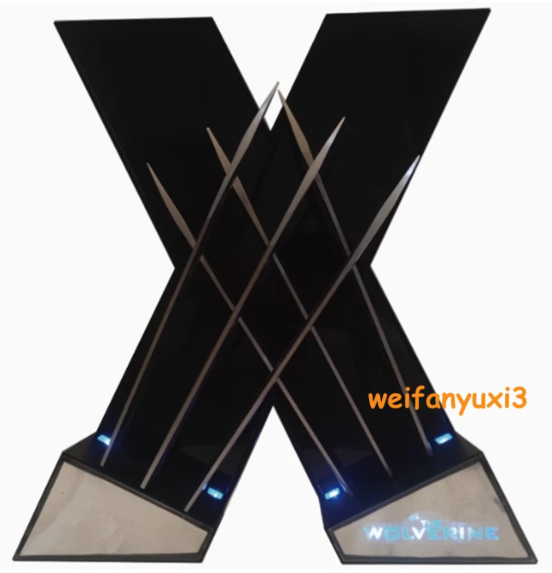 HCMY Replica Wolverine's Claws Steel Claws Wearable With Lightable Support Gift 07FC0E-D4 - KOEEK