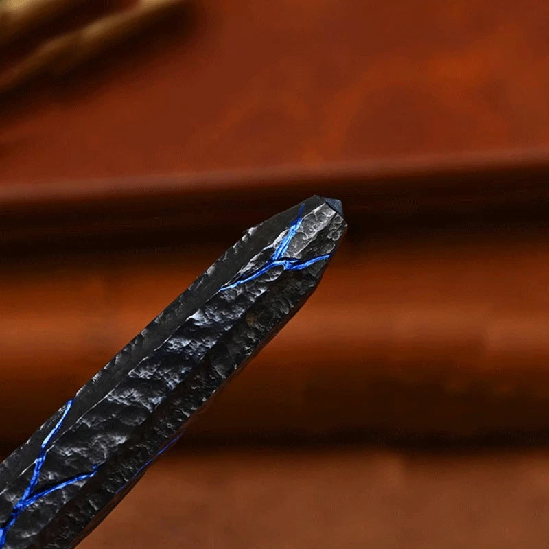 Handmade TC4 Titanium Pocket BallPoint Pen Signature Gel Pen Outdoor Travel EDC 07FC0E-D4 - KOEEK