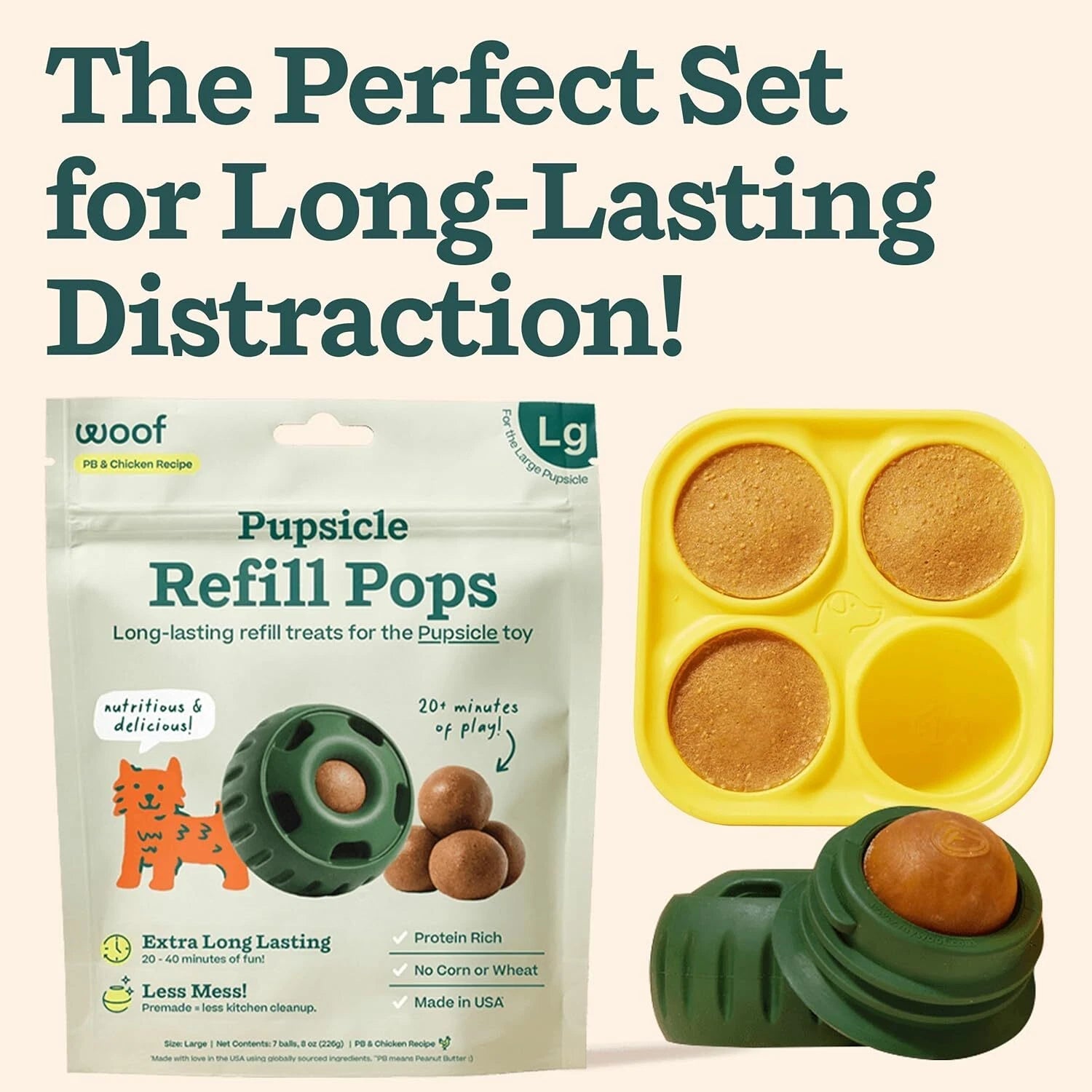 Interactive Dog Toys to Eliminate Boredom - Silicone Dog Treat Molds 07FC0E-D4 - KOEEK