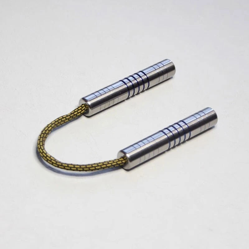 Titanium Alloy Finger Training Tool Boring Decompression Play Pendant Toy EDC 07FC0E-D4 - KOEEK