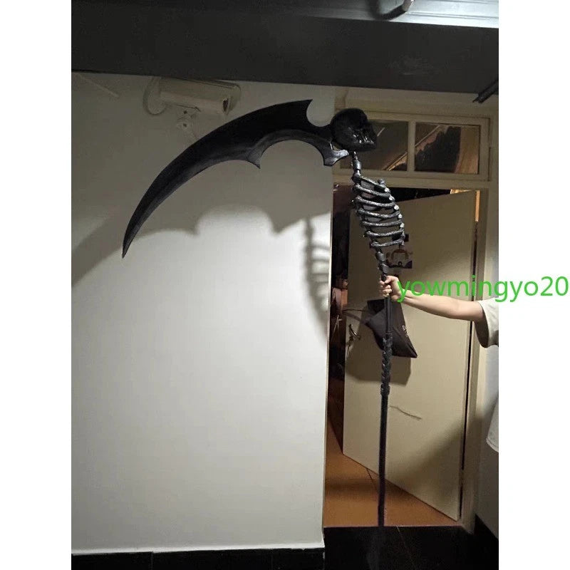 Halloween Funeral Style Cosplay Scythe Prop Large Costume Accessory Performance 07FC0E-D4 - KOEEK