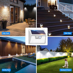 new Peasur Solar Powered Lights Outdoor Motion Sensor, 2 Pack 2 Pack, White Frame PEASUR - KOEEK