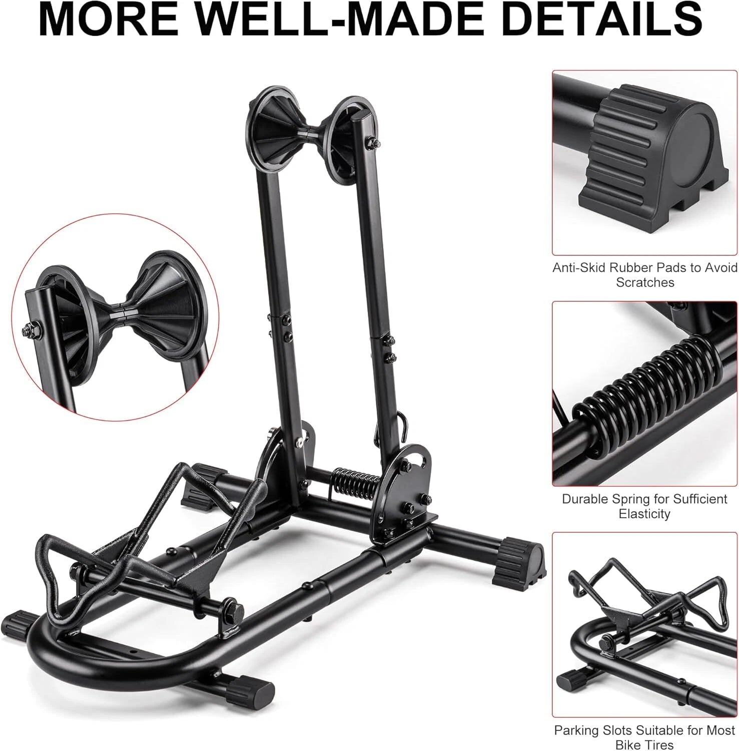 Indoor Bike Floor Rack - Bike Rack for Garage/Home 07FC0E-D4 - KOEEK