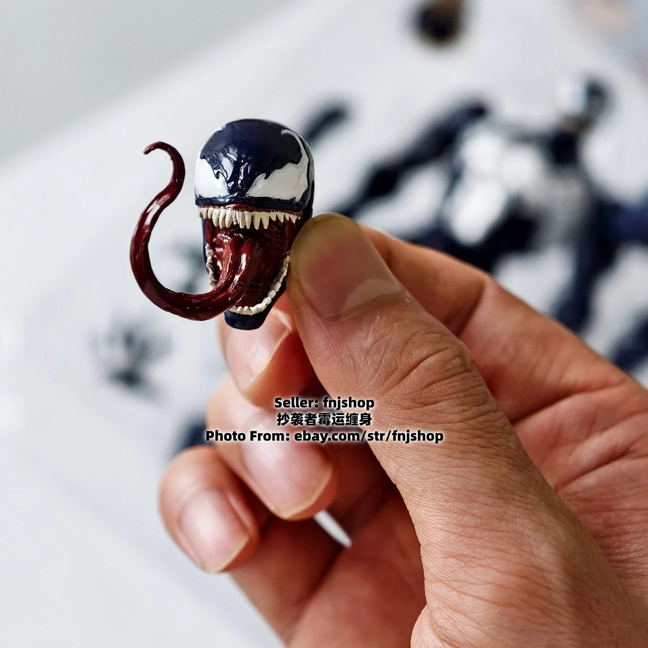 Mess Toys Lethal Neighbor Venom Symbiote Spider-Man 1/12 Action Figure US STOCK MESS_TOYS - KOEEK