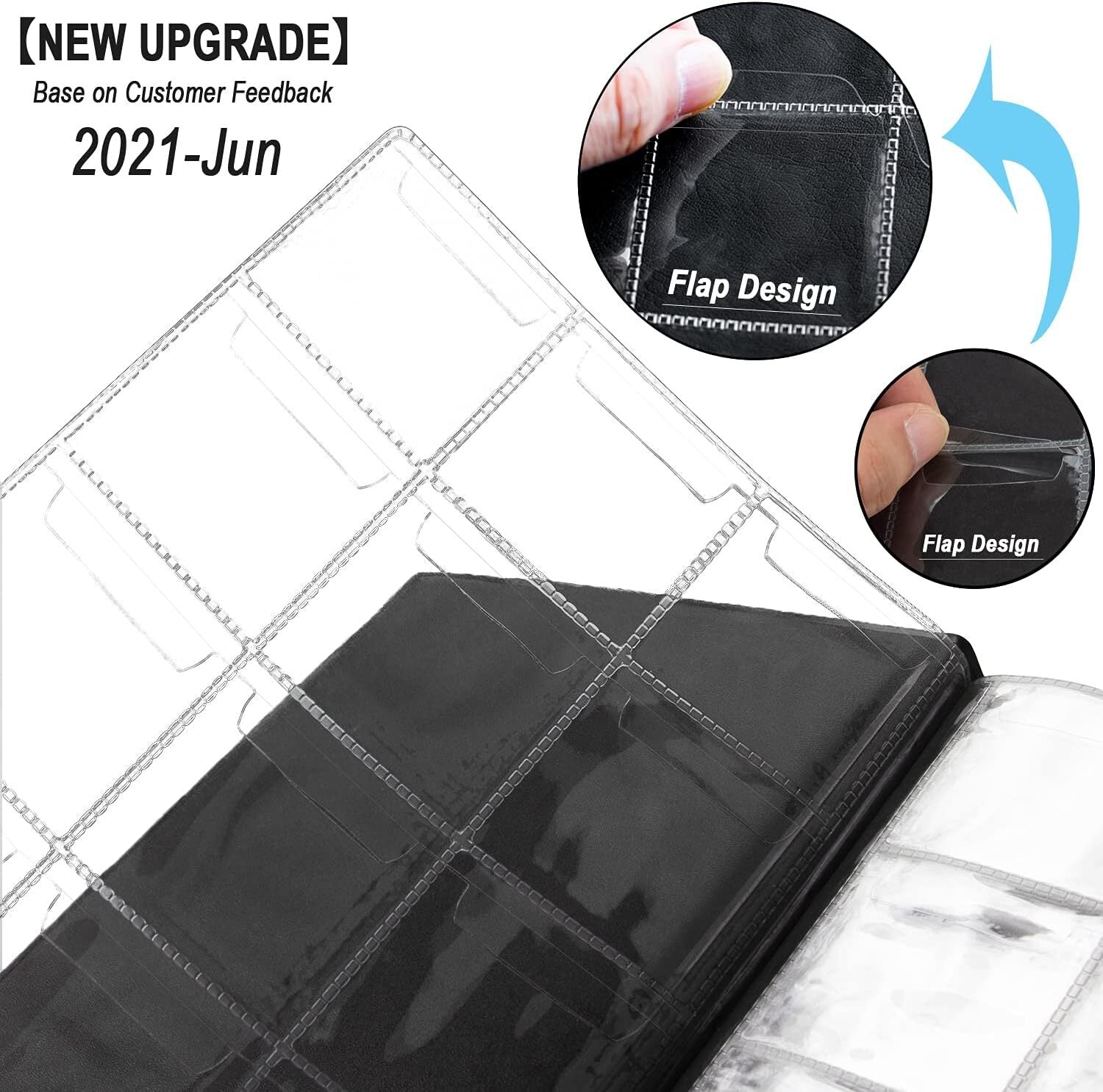 new 150 Pockets Coin Album, Penny Collecting Book, 1pack, 150 Pockets, Black 07FC0E-D4 - KOEEK