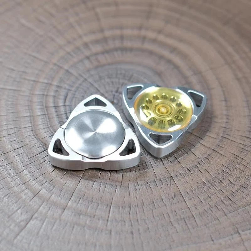 Novel and Simple EDC Hand Spinner Fashion Metal Fidget Spinner Stress Relief Toy 07FC0E-D4 - KOEEK