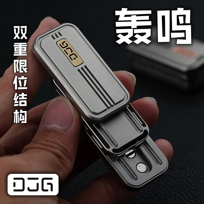 EDC Titanium Alloy Magnetic Paragraph Push Slider Decompression Toys 07FC0E-D4 - KOEEK
