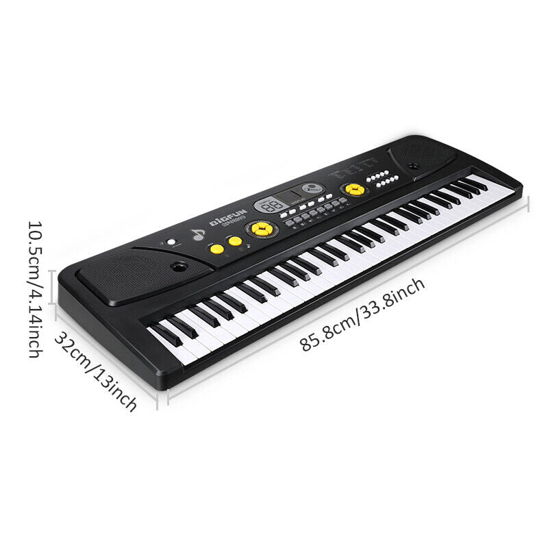 ny 61 tangenter musikk elektronisk keyboard Elektrisk digitalt piano orgelstativ og mikrofon