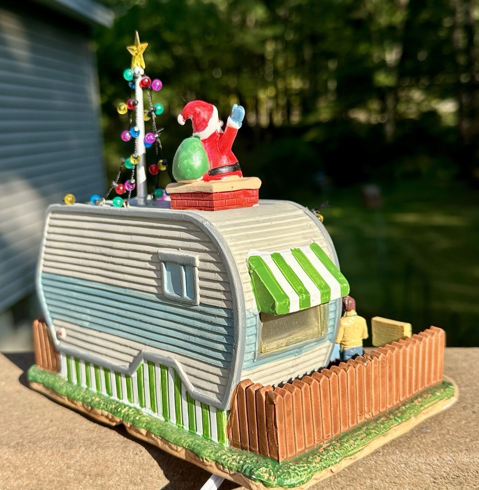 Lemax Home Sweet Home Santa Trailer Camper Lighted Christmas Village House LEMAX - KOEEK